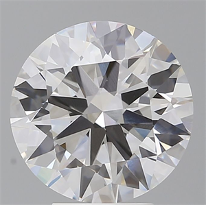 Picture of Lab Grown Diamond 4.55 Carats, Round with Ideal Cut, E Color, VVS2 Clarity and Certified by IGI