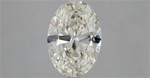 Picture of Natural Diamond 3.00 Carats, Oval with  Cut, I Color, VS2 Clarity and Certified by IGI