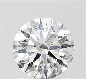 Picture of Lab Grown Diamond 1.02 Carats, Round with Ideal Cut, D Color, VVS2 Clarity and Certified by IGI