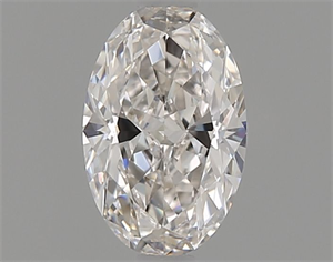 Picture of Natural Diamond 0.52 Carats, Oval with  Cut, H Color, VVS2 Clarity and Certified by GIA