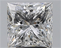Diamante Natural 3.01 quilates, Princesa , Color F, claridad SI2 y certificado GIA