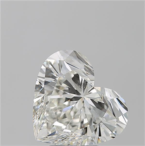 Foto Diamante Natural 5.05 quilates, Corazón , Color J, claridad SI1 y certificado GIA de