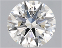 Natural Diamond 0.70 Carats, Round with Excellent Cut, H Color, SI2 Clarity and Certified by GIA