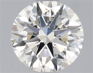 Picture of Natural Diamond 0.70 Carats, Round with Excellent Cut, H Color, SI2 Clarity and Certified by GIA