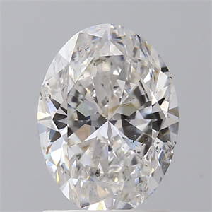 Foto Diamante Natural 1.20 quilates, Ovalado , Color F, claridad SI2 y certificado GIA de
