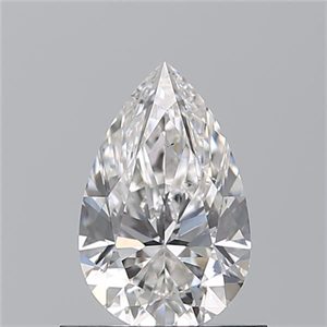 Picture of Natural Diamond 0.70 Carats, Pear with  Cut, G Color, VS2 Clarity and Certified by GIA
