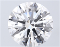 Lab Grown Diamond 7.02 Carats, Round with Ideal Cut, F Color, VVS2 Clarity and Certified by IGI