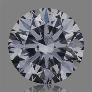 Picture of Natural Diamond 0.50 Carats, Round with Very Good Cut, E Color, SI1 Clarity and Certified by GIA
