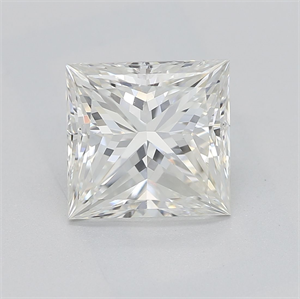 Picture of Natural Diamond 1.74 Carats, Princess with  Cut, I Color, VS1 Clarity and Certified by GIA