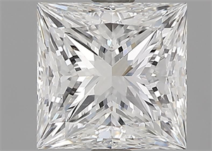 Picture of Natural Diamond 1.40 Carats, Princess with  Cut, E Color, VVS1 Clarity and Certified by GIA
