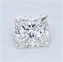 Diamante Natural 1.02 quilates, Princesa , Color H, claridad VS2 y certificado GIA