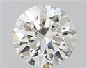 Natural Diamond 0.42 Carats, Round with Excellent Cut, H Color, VVS2 Clarity and Certified by GIA