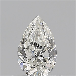 Foto Diamante Natural 0.50 quilates, De pera , Color H, claridad VVS2 y certificado GIA de