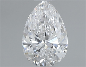 Picture of Natural Diamond 0.50 Carats, Pear with  Cut, D Color, VS1 Clarity and Certified by GIA