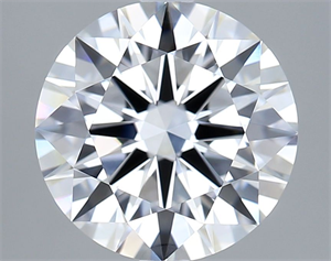 Picture of Lab Grown Diamond 3.03 Carats, Round with Ideal Cut, D Color, VVS1 Clarity and Certified by IGI
