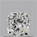 Natural Diamond 0.50 Carats, Cushion with  Cut, H Color, VS1 Clarity and Certified by GIA