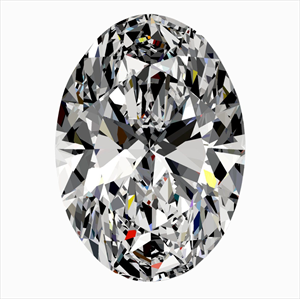 Foto Diamante Natural 0.40 quilates, Ovalado , Color I, claridad VVS1 y certificado GIA de