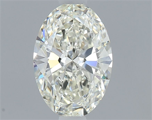 Picture of Natural Diamond 0.60 Carats, Oval with  Cut, J Color, VVS1 Clarity and Certified by GIA