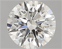 Diamante Natural 0.75 quilates, Redondo , Color J, claridad IF y certificado GIA