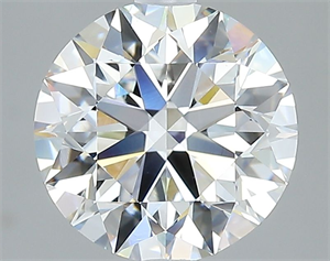 Picture of Natural Diamond 2.90 Carats, Round with Excellent Cut, G Color, VS2 Clarity and Certified by GIA