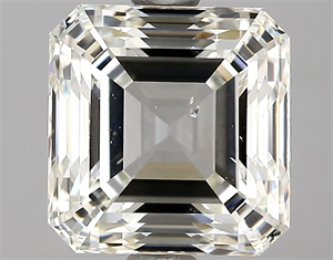 Picture of Natural Diamond 2.02 Carats, Asscher with  Cut, K Color, SI2 Clarity and Certified by GIA