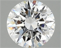 Lab Grown Diamond 2.01 Carats, Round with Excellent Cut, D Color, VVS2 Clarity and Certified by IGI