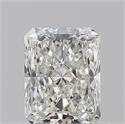 Natural Diamond 0.70 Carats, Radiant with  Cut, I Color, VVS1 Clarity and Certified by GIA