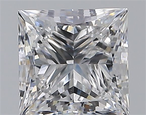 Picture of Natural Diamond 1.50 Carats, Princess with  Cut, D Color, VS2 Clarity and Certified by GIA