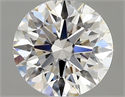Natural Diamond 0.75 Carats, Round with Excellent Cut, E Color, IF Clarity and Certified by GIA
