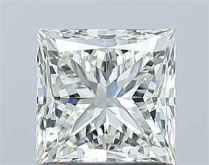 Picture of Natural Diamond 1.02 Carats, Princess with  Cut, H Color, VS1 Clarity and Certified by IGI