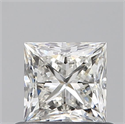 Diamante Natural 0.60 quilates, Princesa , Color I, claridad VS1 y certificado GIA
