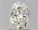 Natural Diamond 1.01 Carats, Oval with  Cut, I Color, VVS1 Clarity and Certified by GIA