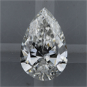 Natural Diamond 0.50 Carats, Pear with  Cut, G Color, SI1 Clarity and Certified by GIA