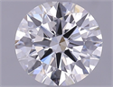 Lab Grown Diamond 1.43 Carats, Round with Ideal Cut, F Color, VS2 Clarity and Certified by IGI