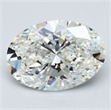 Diamante Natural 1.72 quilates, Ovalado , Color H, claridad VS1 y certificado GIA