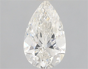 Picture of Natural Diamond 0.54 Carats, Pear with  Cut, I Color, VS1 Clarity and Certified by GIA
