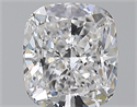Natural Diamond 2.01 Carats, Cushion with  Cut, D Color, IF Clarity and Certified by GIA