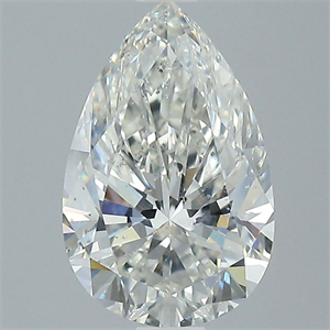 Picture of Natural Diamond 2.33 Carats, Pear with  Cut, I Color, SI2 Clarity and Certified by GIA
