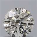 Natural Diamond 0.55 Carats, Round with Excellent Cut, H Color, VVS1 Clarity and Certified by IGI