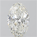 Natural Diamond 2.52 Carats, Oval with  Cut, H Color, VS1 Clarity and Certified by GIA