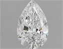 Diamante Natural 0.70 quilates, De pera , Color E, claridad SI2 y certificado GIA