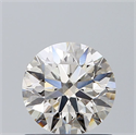 Natural Diamond 0.90 Carats, Round with Excellent Cut, J Color, VS1 Clarity and Certified by GIA