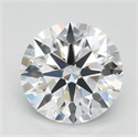 Lab Grown Diamond 1.02 Carats, Round with Ideal Cut, D Color, VVS1 Clarity and Certified by IGI