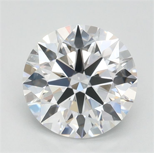 Picture of Lab Grown Diamond 1.02 Carats, Round with Ideal Cut, D Color, VVS1 Clarity and Certified by IGI