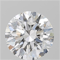 Natural Diamond 1.58 Carats, Round with Excellent Cut, F Color, SI1 Clarity and Certified by GIA