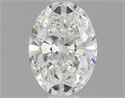 Natural Diamond 0.50 Carats, Oval with  Cut, G Color, VVS2 Clarity and Certified by GIA
