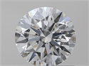 Natural Diamond 0.56 Carats, Round with Excellent Cut, F Color, SI1 Clarity and Certified by GIA