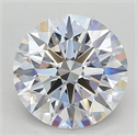 Del inventario de diamantes de laboratorio, 3.06 quilates, Redondo , Color D, claridad IF y certificado GIA