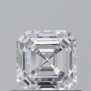 Picture of Natural Diamond 0.73 Carats, Asscher with  Cut, D Color, VVS1 Clarity and Certified by GIA