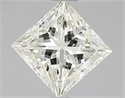 Natural Diamond 1.51 Carats, Princess with  Cut, K Color, VVS2 Clarity and Certified by IGI